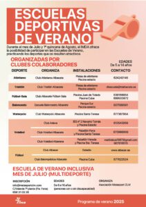 actividades deportivas verano