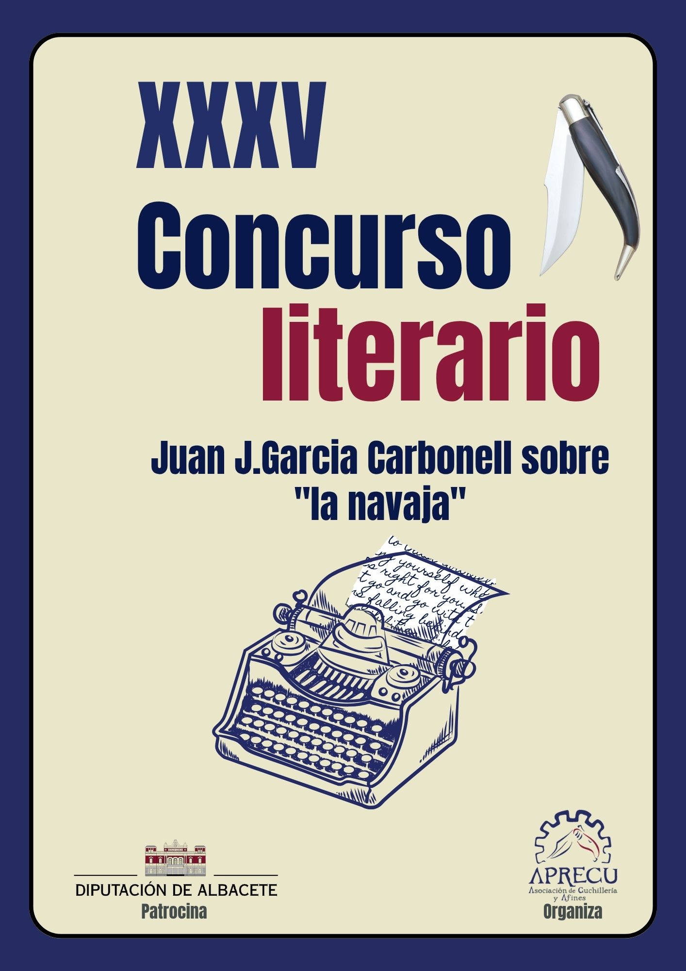 Concurso Literario “Juan J. García Carbonell” sobre la navaja