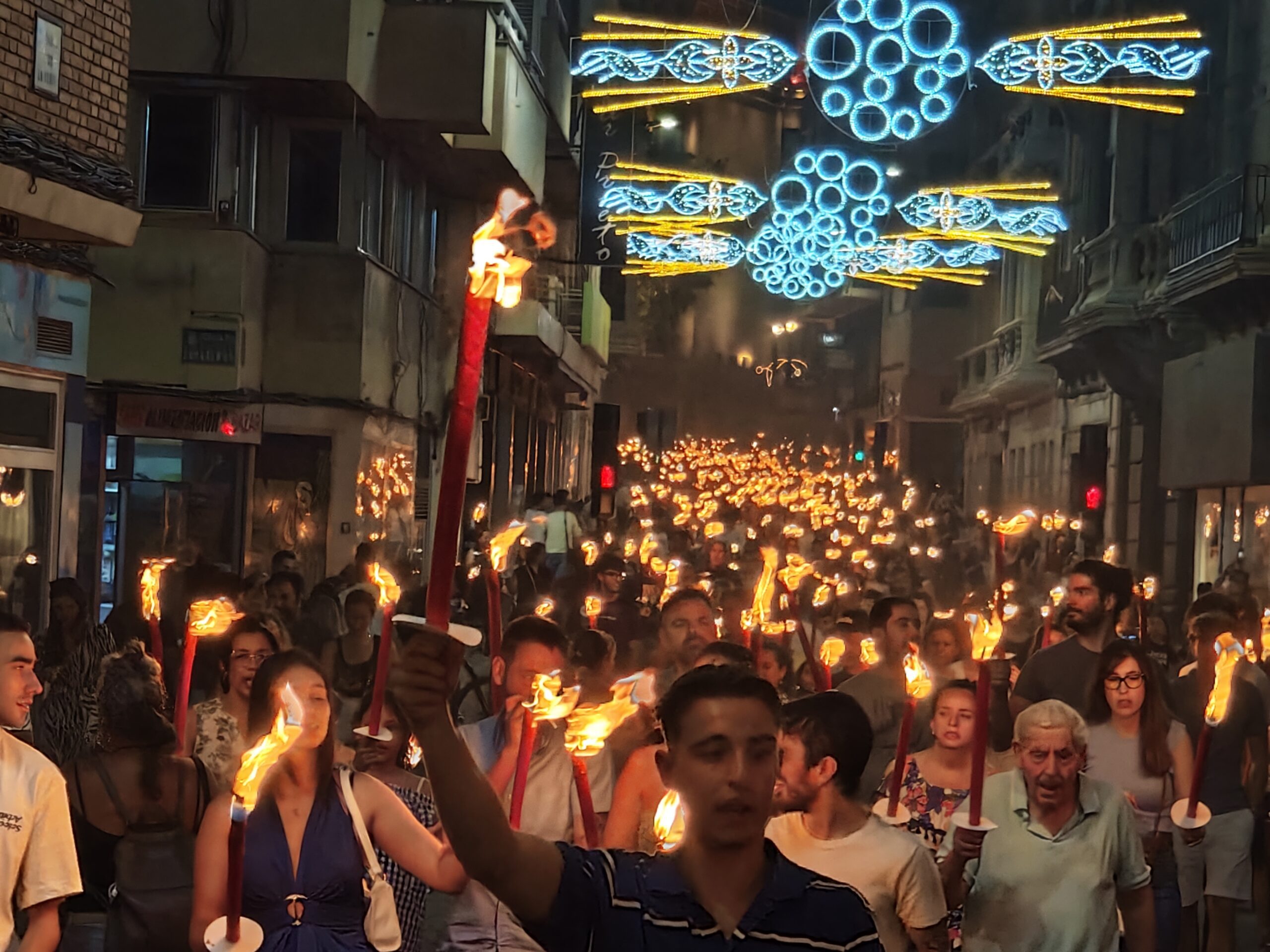 desfile antorchas san juan