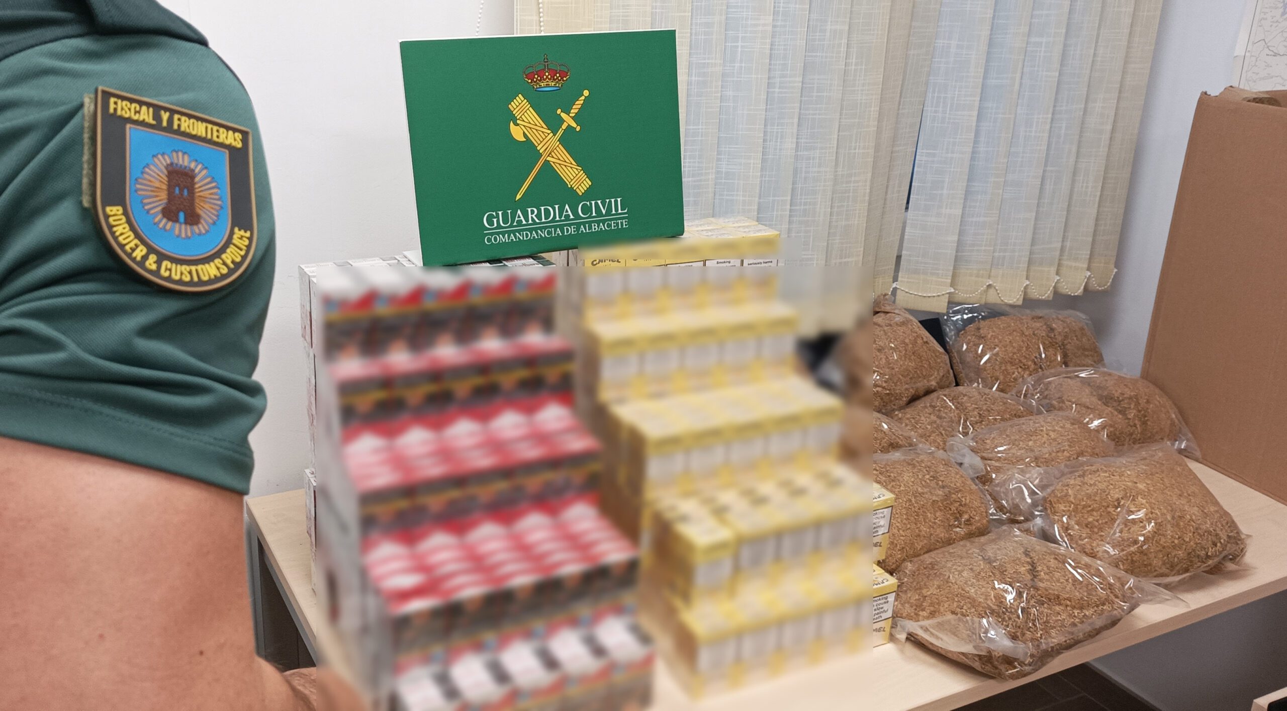 La Guardia Civil de Albacete interviene cigarrillos