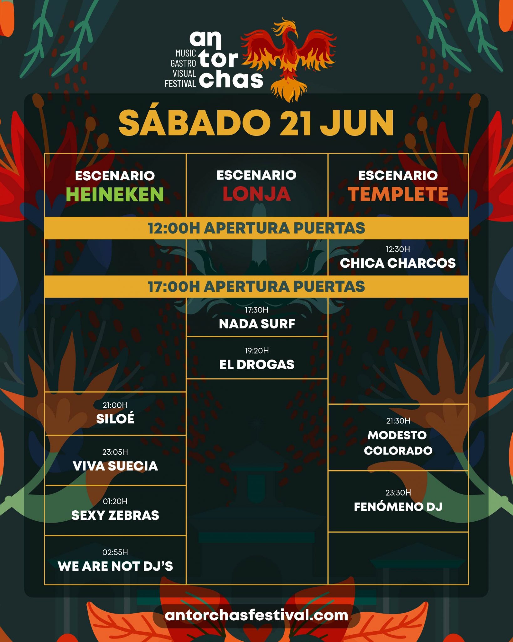 antorchas sabado