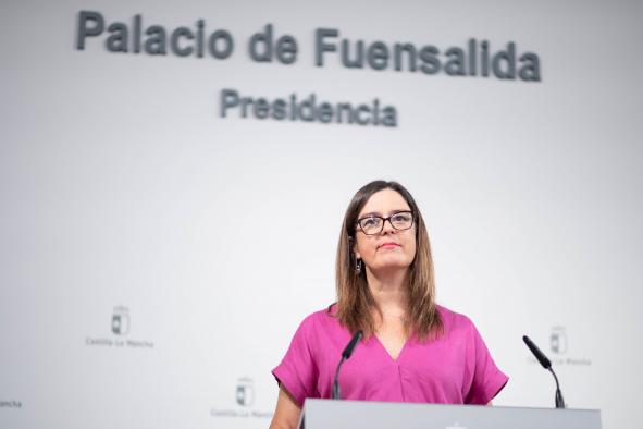 portavoz del Ejecutivo regional, Esther Padilla