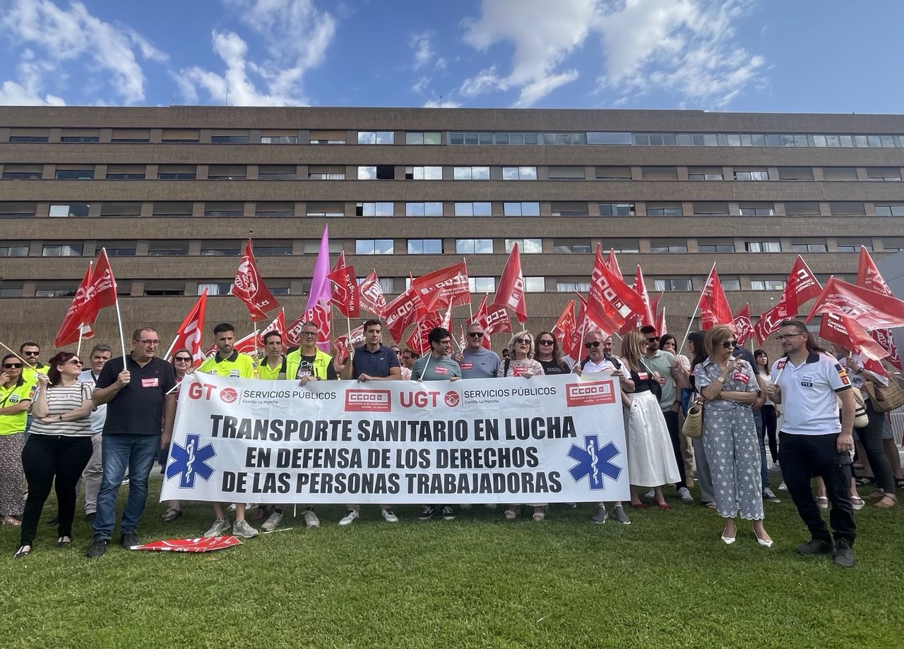 huelga transporte sanitario