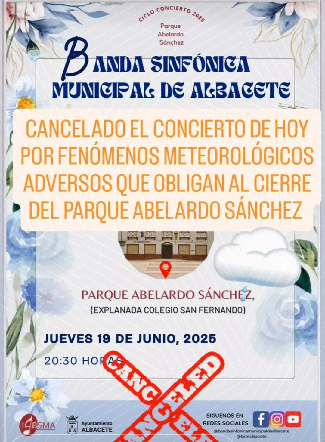 banda sinfonica municipal suspendido