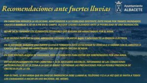 recomendaciones alerta naranja tormentas