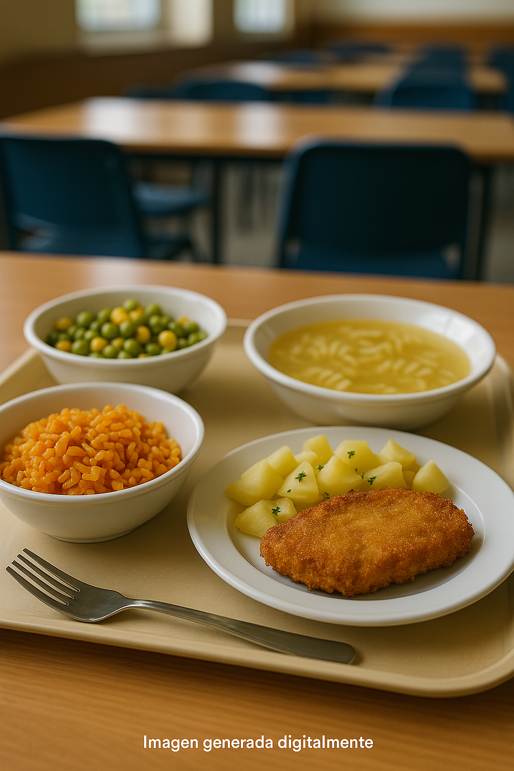 menu comedor escoclar ia