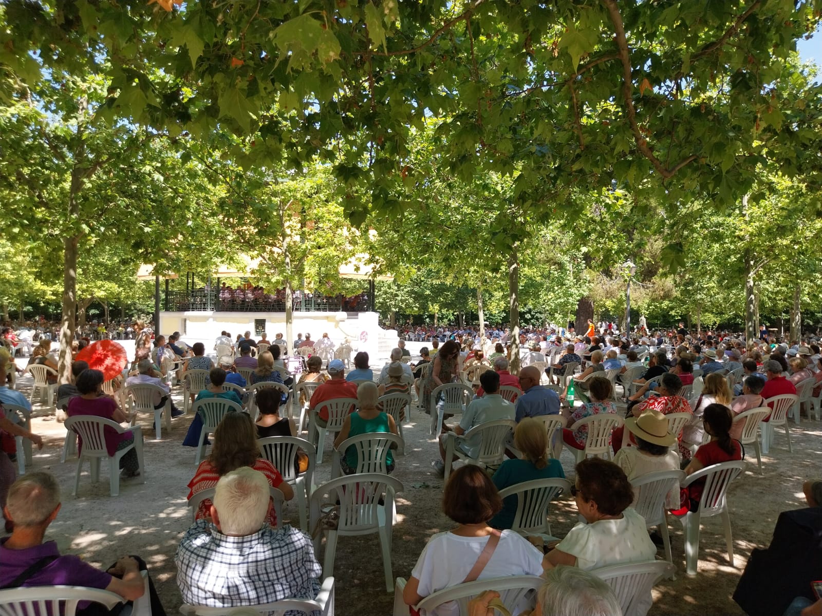 Foto.Concierto BSMA en el Parque del Retiro