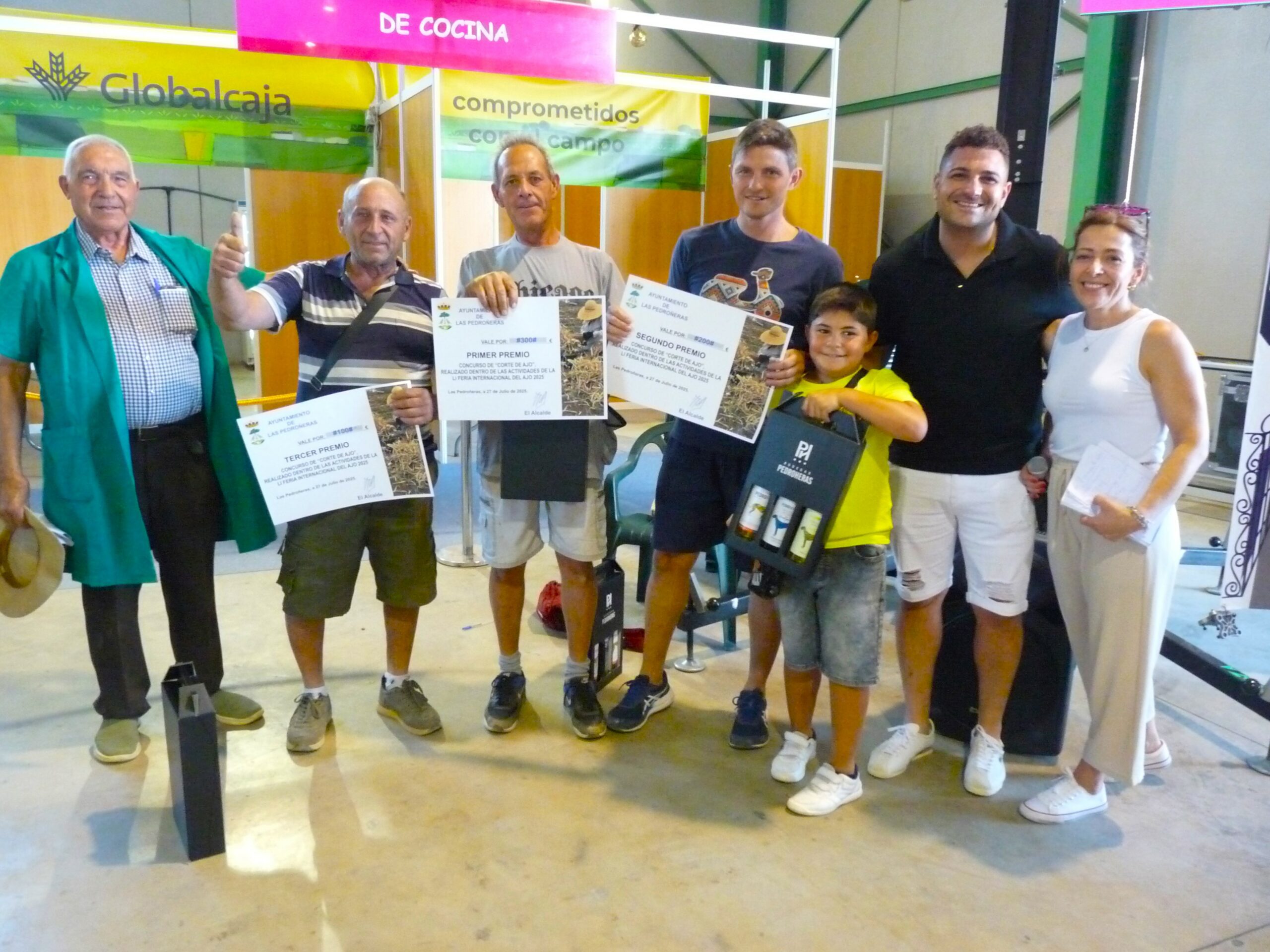 concurso corte de Ajos en Feria Internacional del Ajo de Las Pedroñeras