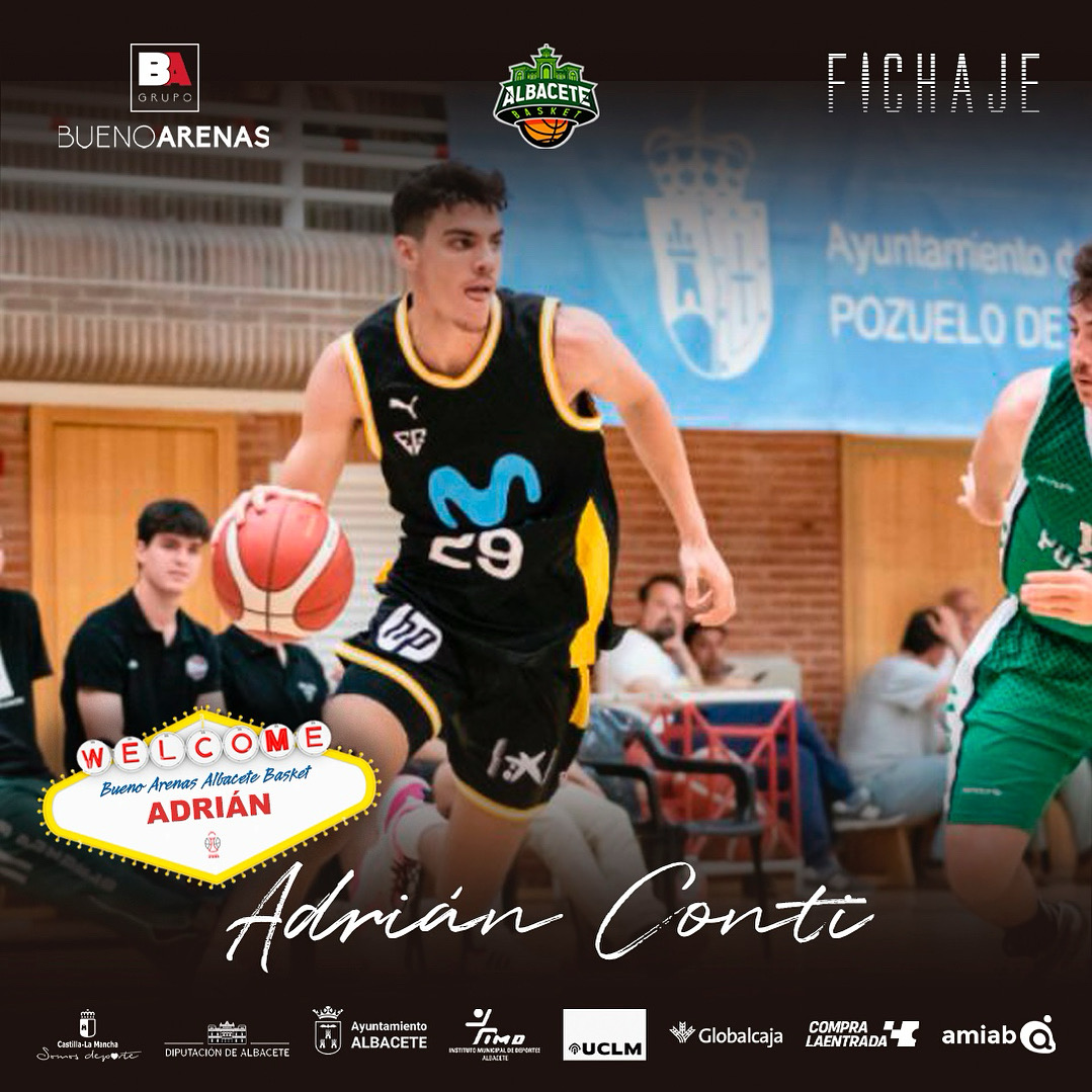Adrián Conti llega al Bueno Arenas Albacete Basket