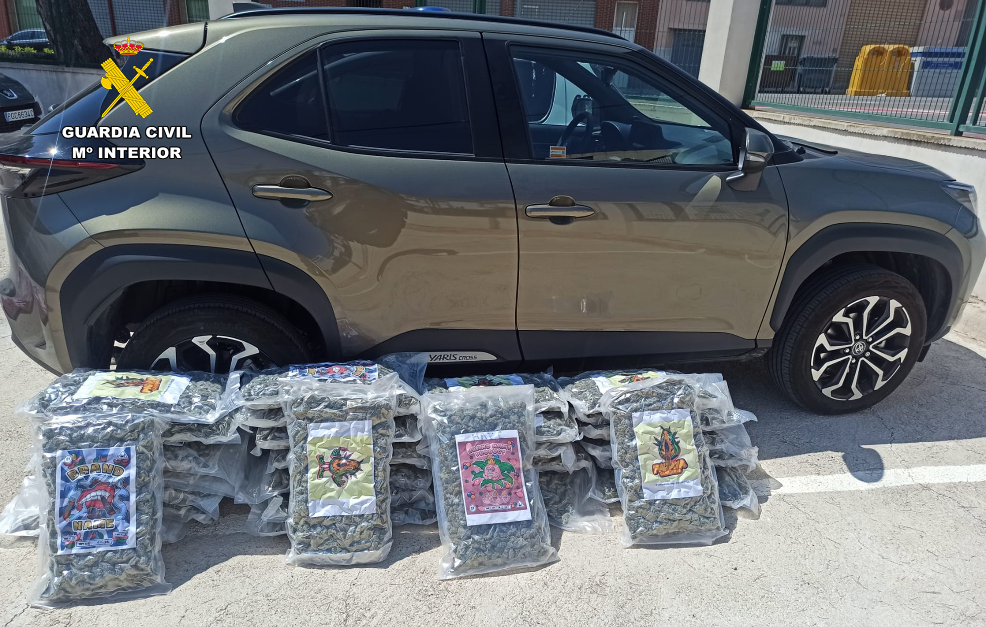 vehículo con mariguana guardia civil albacete