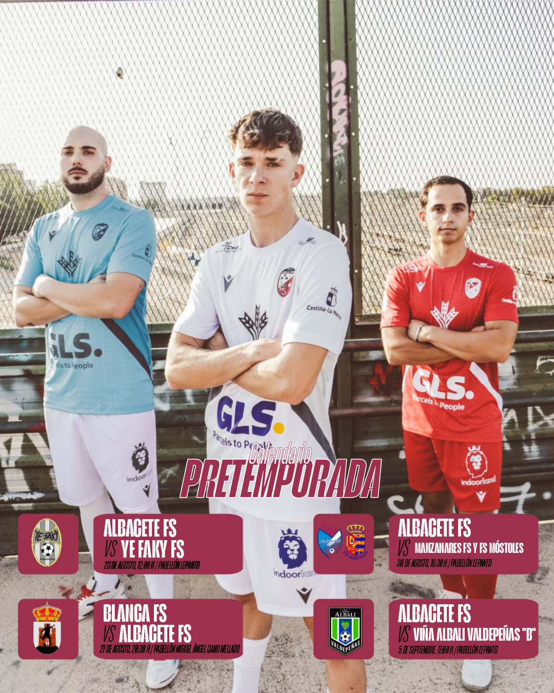 pretemporada albacete furbol sala