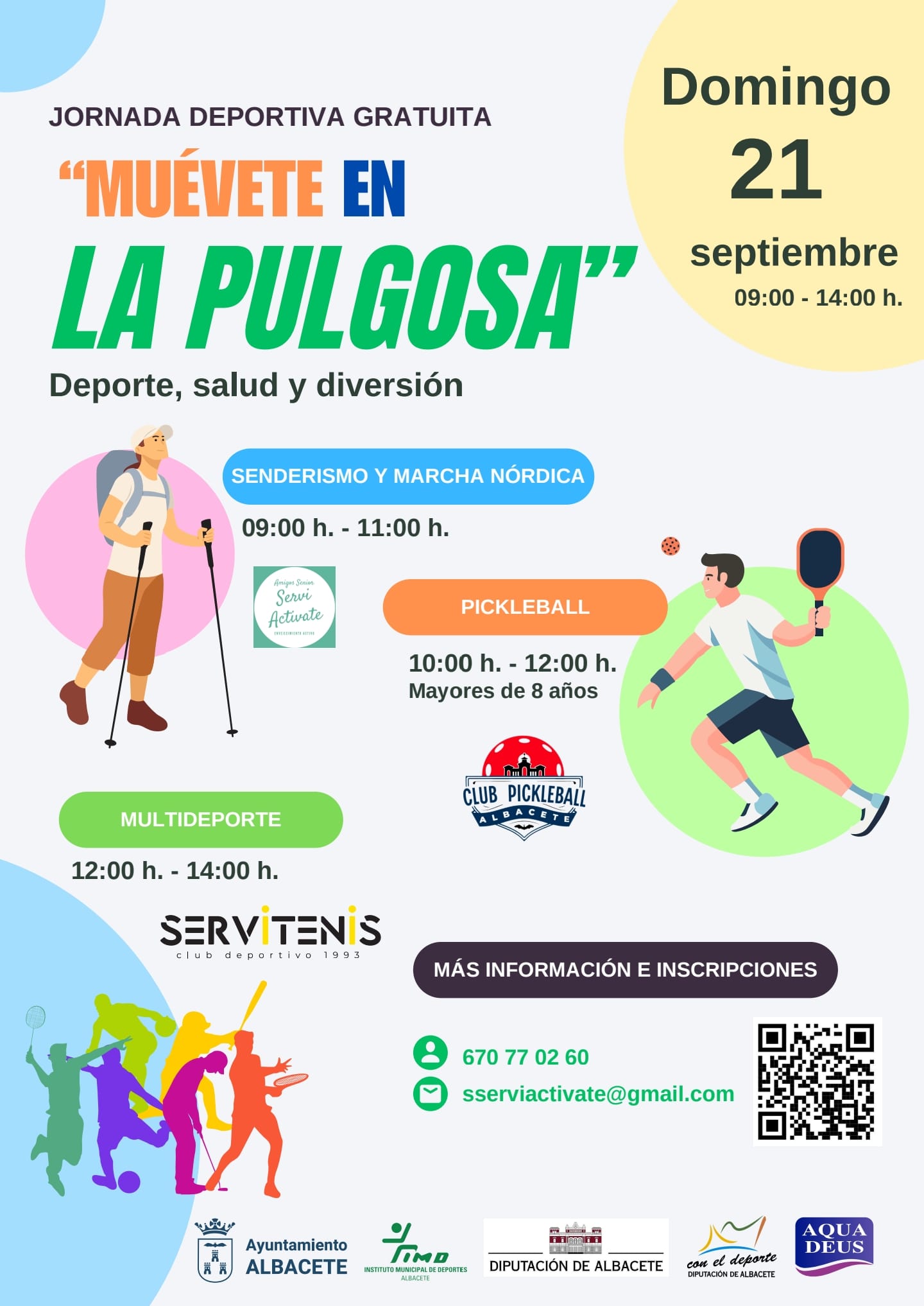 CARTEL JORNADA DEPORTIVA EN LA PULGOSA