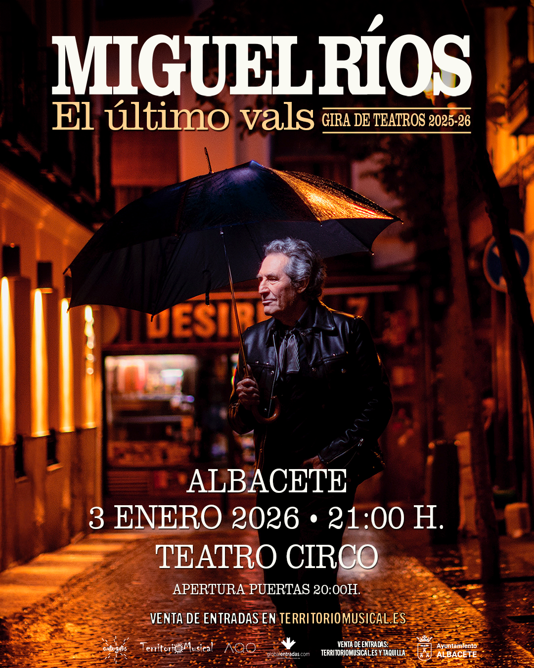 CARTEL MIGUEL RÍOS ALBACETE 2026