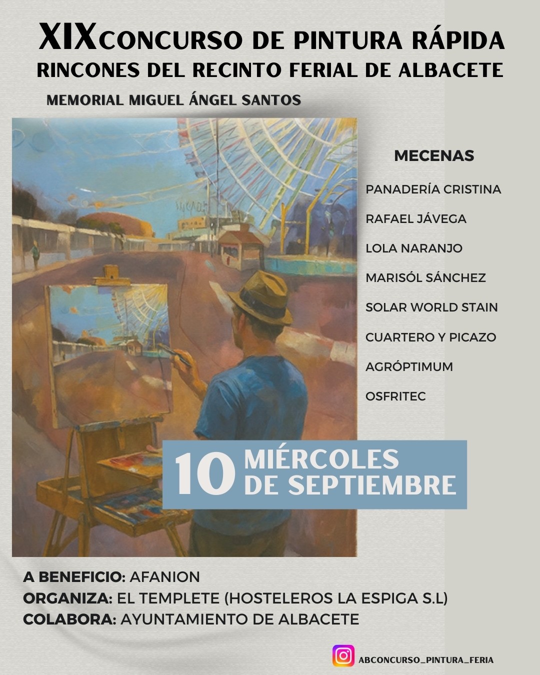 CARTEL XIX CONCURSO DE PINTURA RÁPIDA