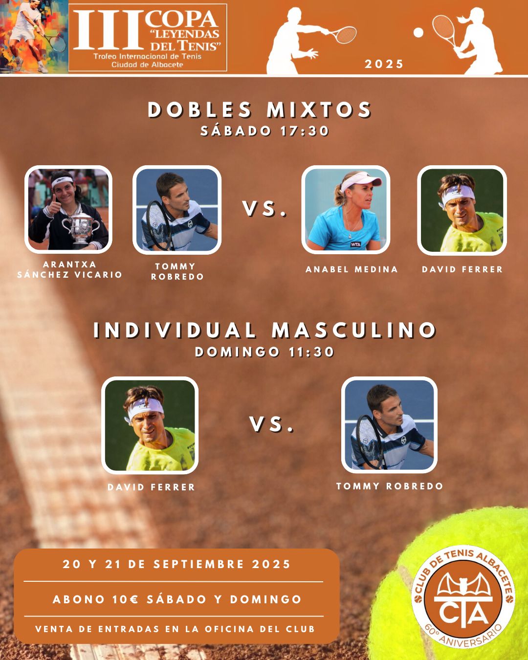 Cartel III Copa Leyendas del Tenis (1)