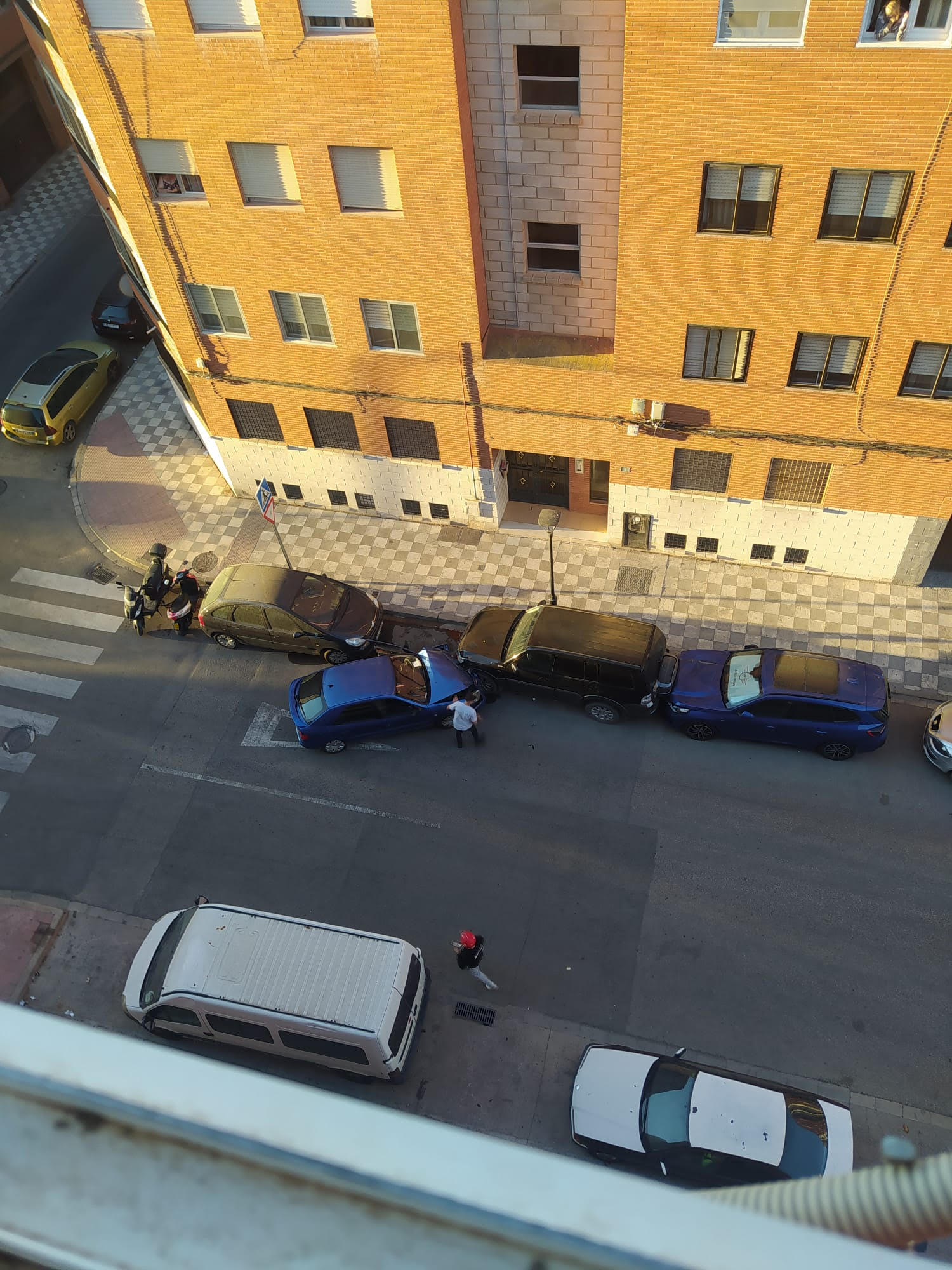 accidente en calle poniente