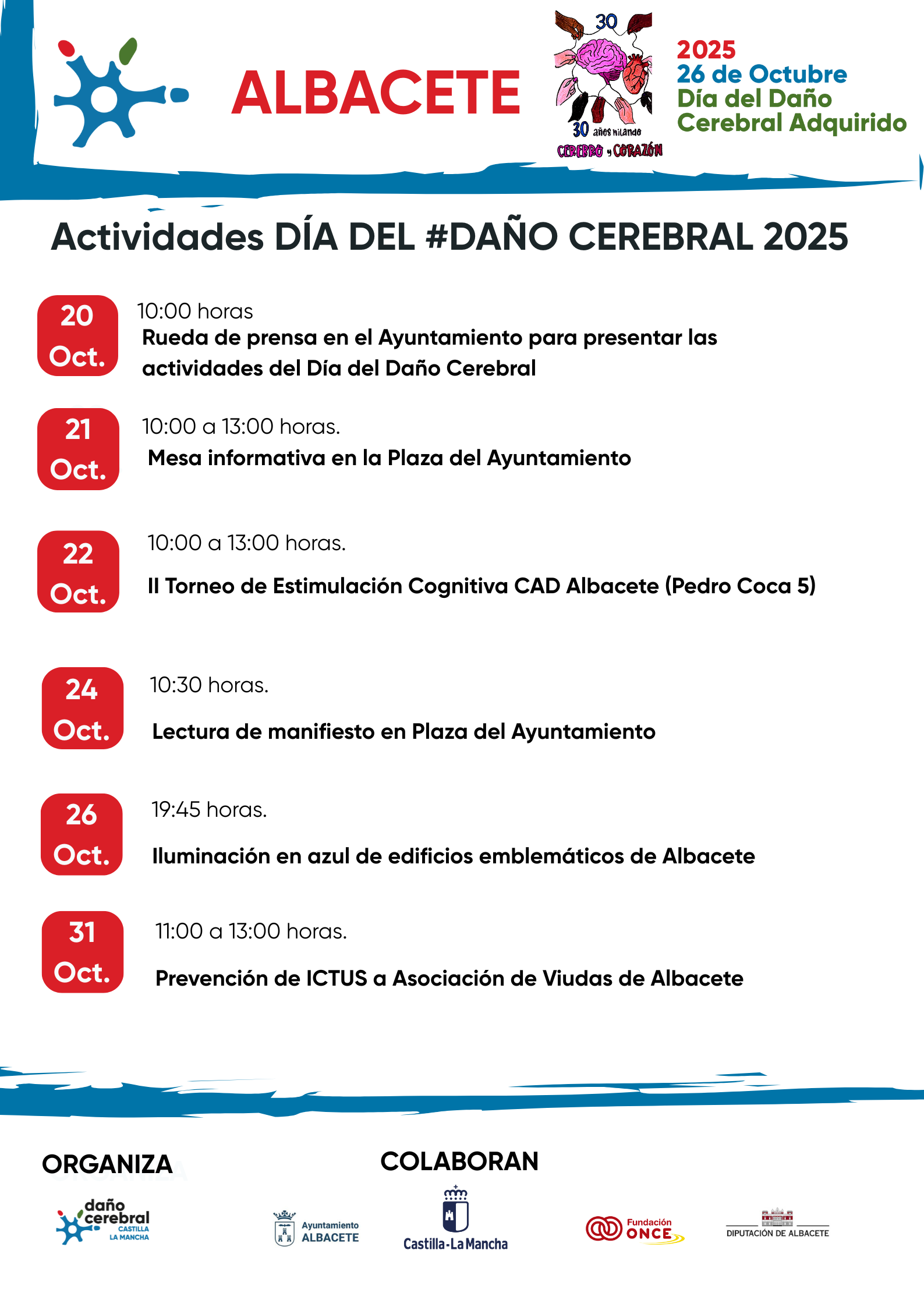 Cartel actividades 2025