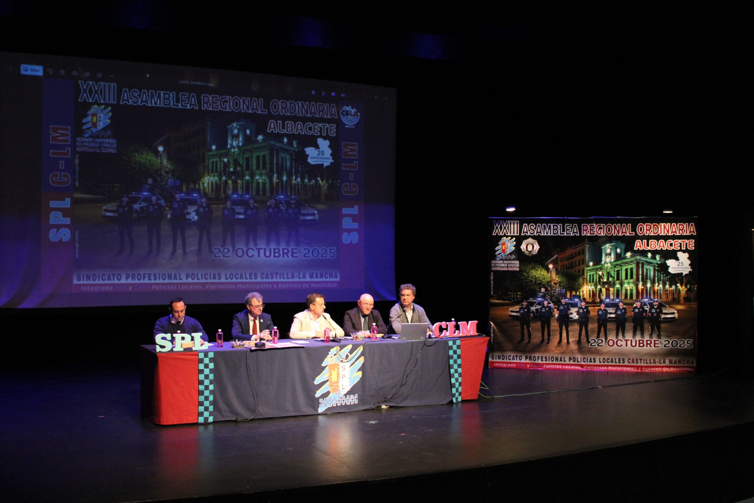 Foto. Clausura de la XXIII Asamblea Regional del Sindicato Profesional de Policías Locales de Castilla-La Mancha, (14)