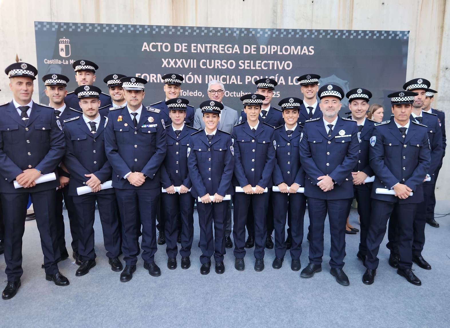 Foto.Acto policías Toledo