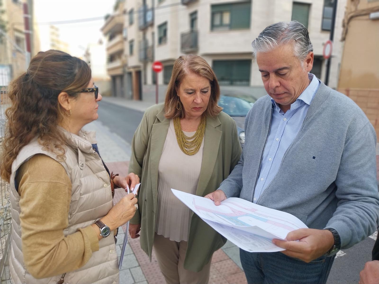 Foto.Visita obras en un nuevo desarrollo urbanístico en el barrio de Carretas (2)