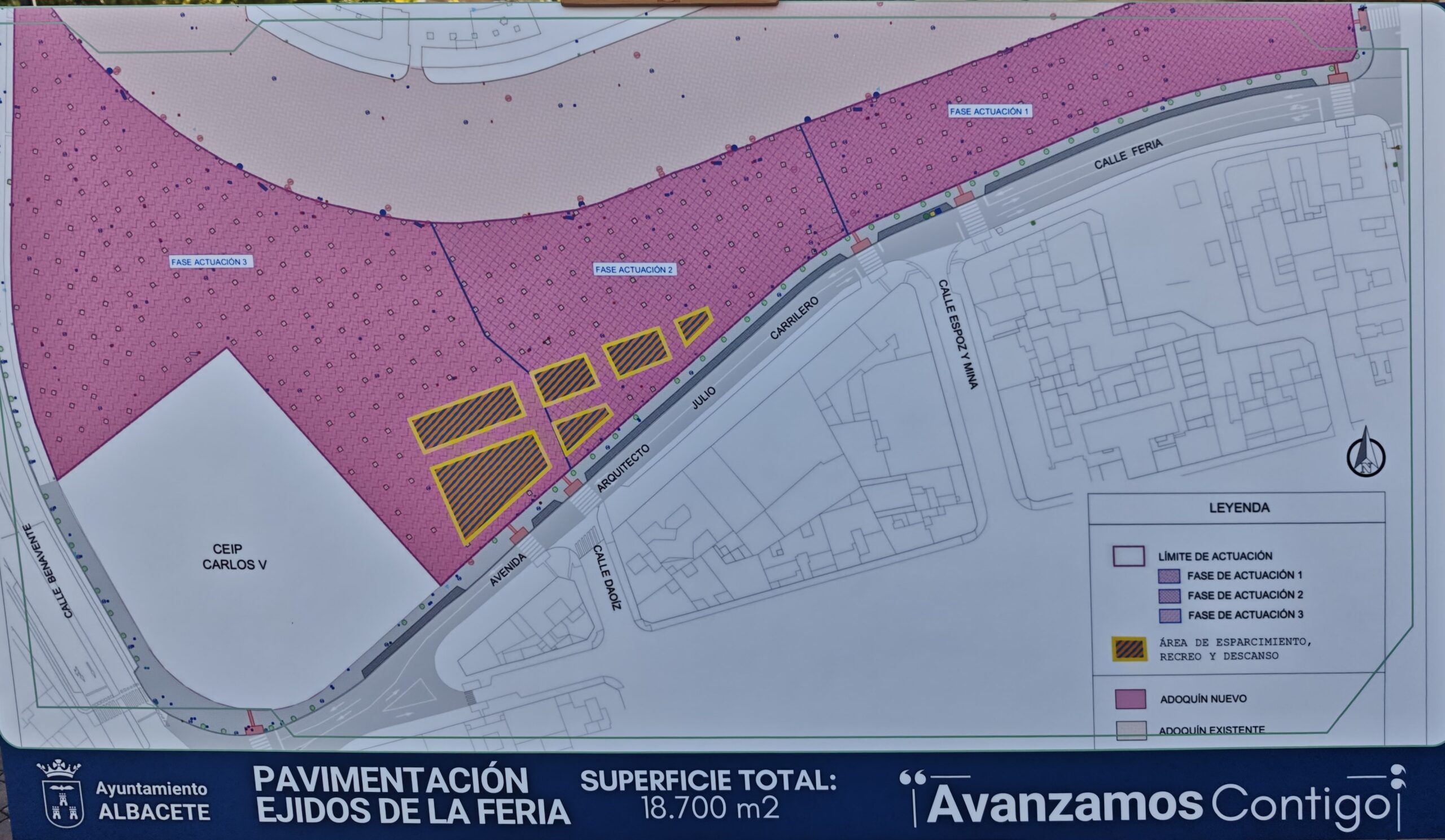 nueva pavimentacion ejidos feria
