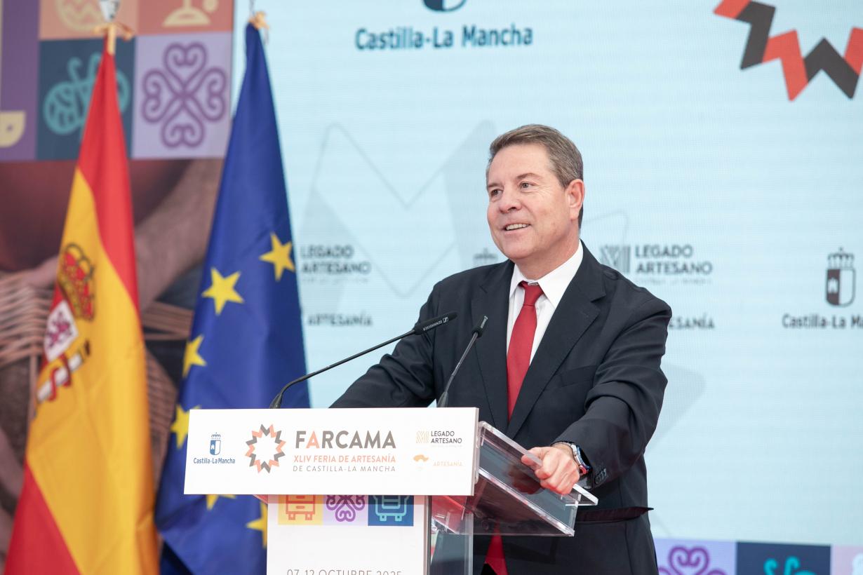 presidente de castilla la mancha Emiliano García Page