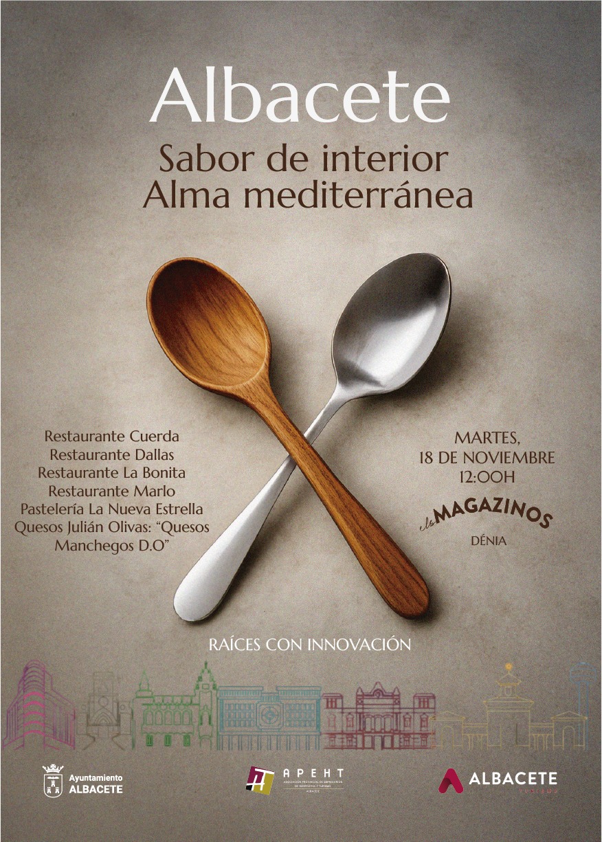 CARTEL ALBACETE SABOR DE INTERIOR, ALMA MEDITERRÁNEA
