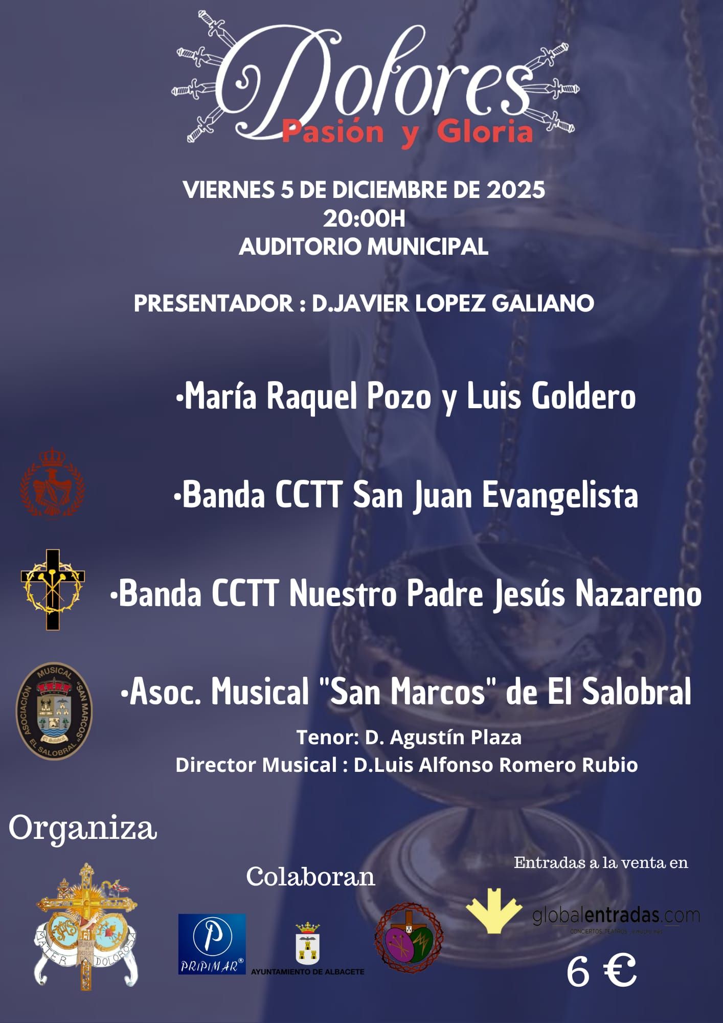 CARTEL DOLOR PASIIÓN Y GLORIA