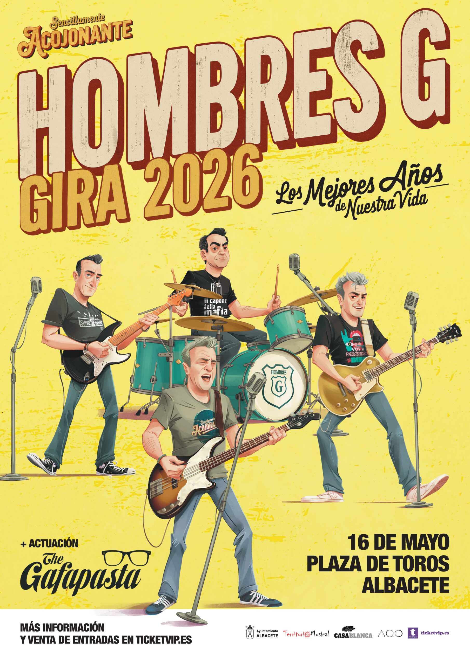 CARTEL HOMBRES G ALBACETE 2026