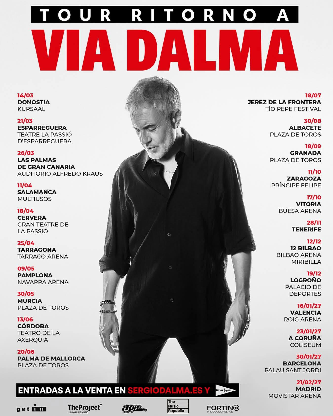 Sergio dalma gira 2026