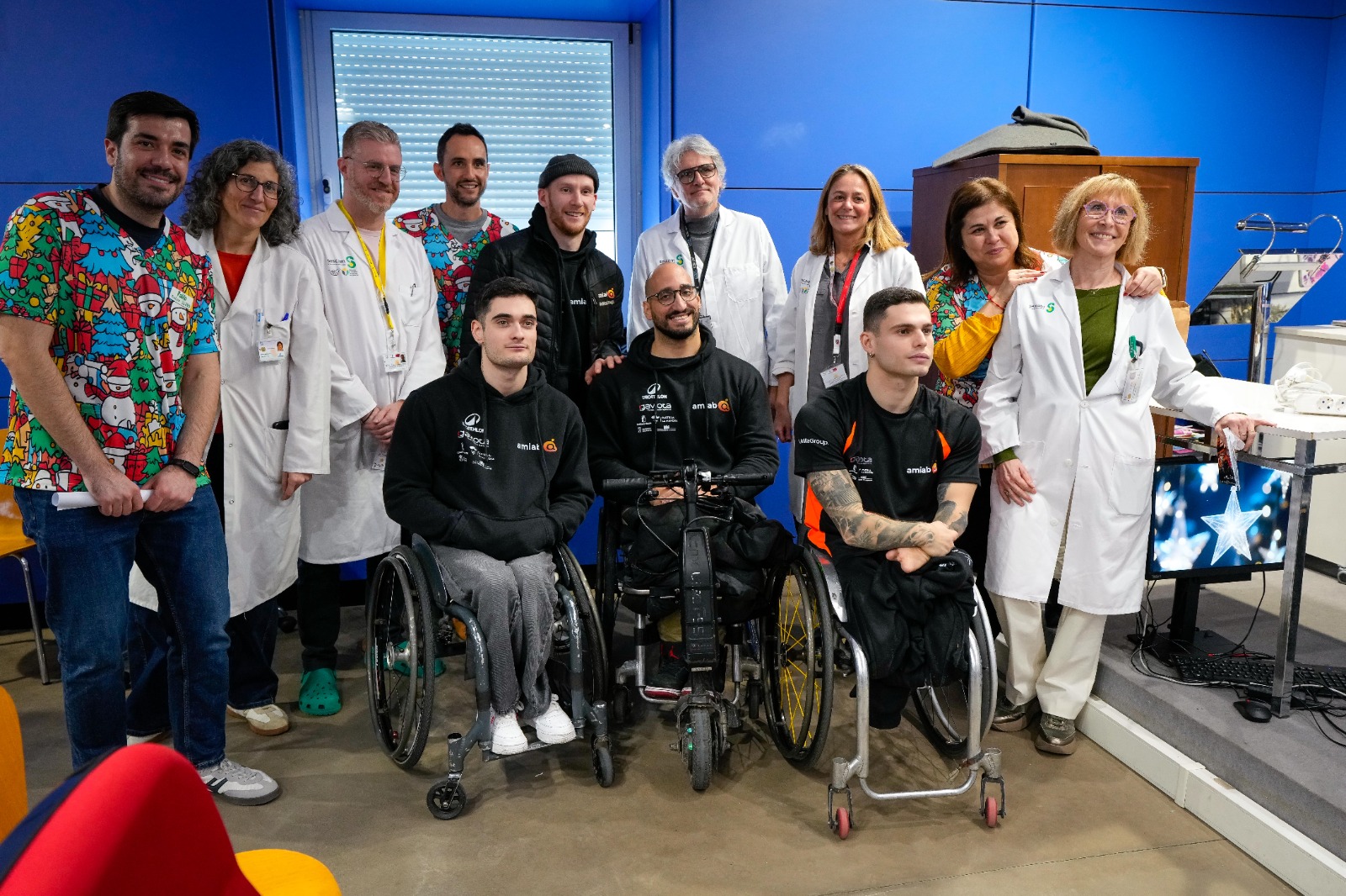 Navidad del Aula Hospitalaria bsr amiab