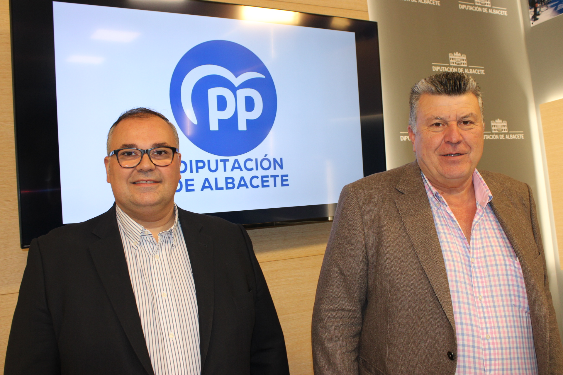 Bernardo Ortega y Antonio Serrano, PP Diputación AB