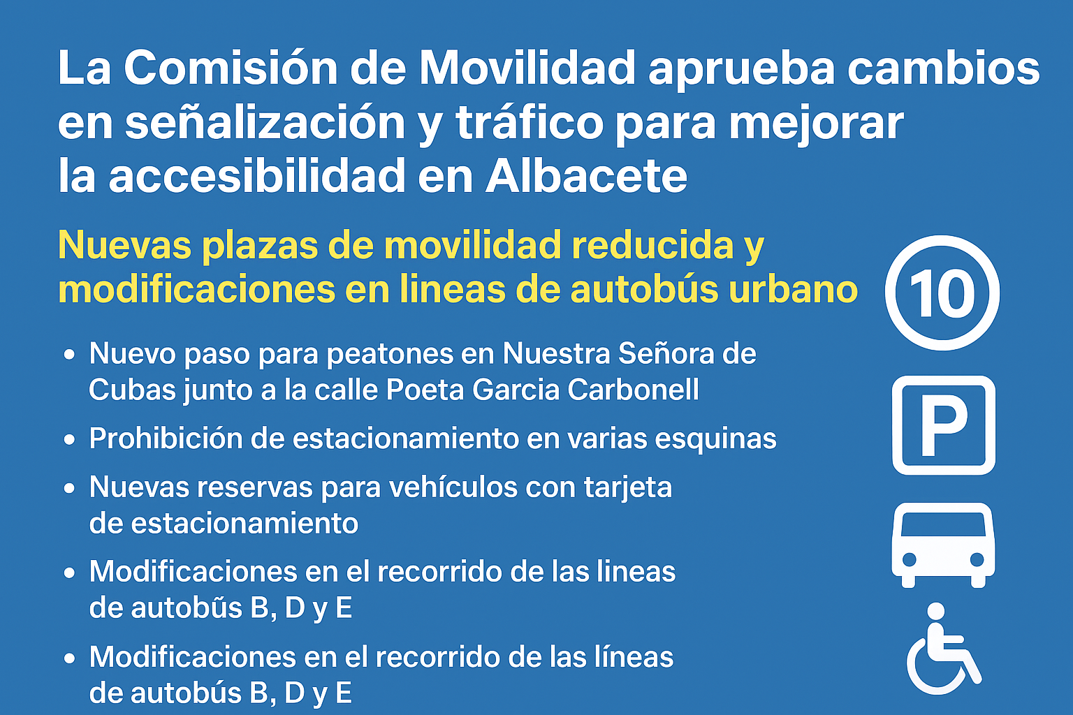 nuevas señales de trafico Albacete