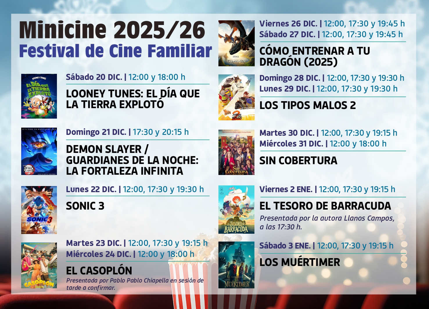 Navidad Cultural 2025-2026 filmoteca