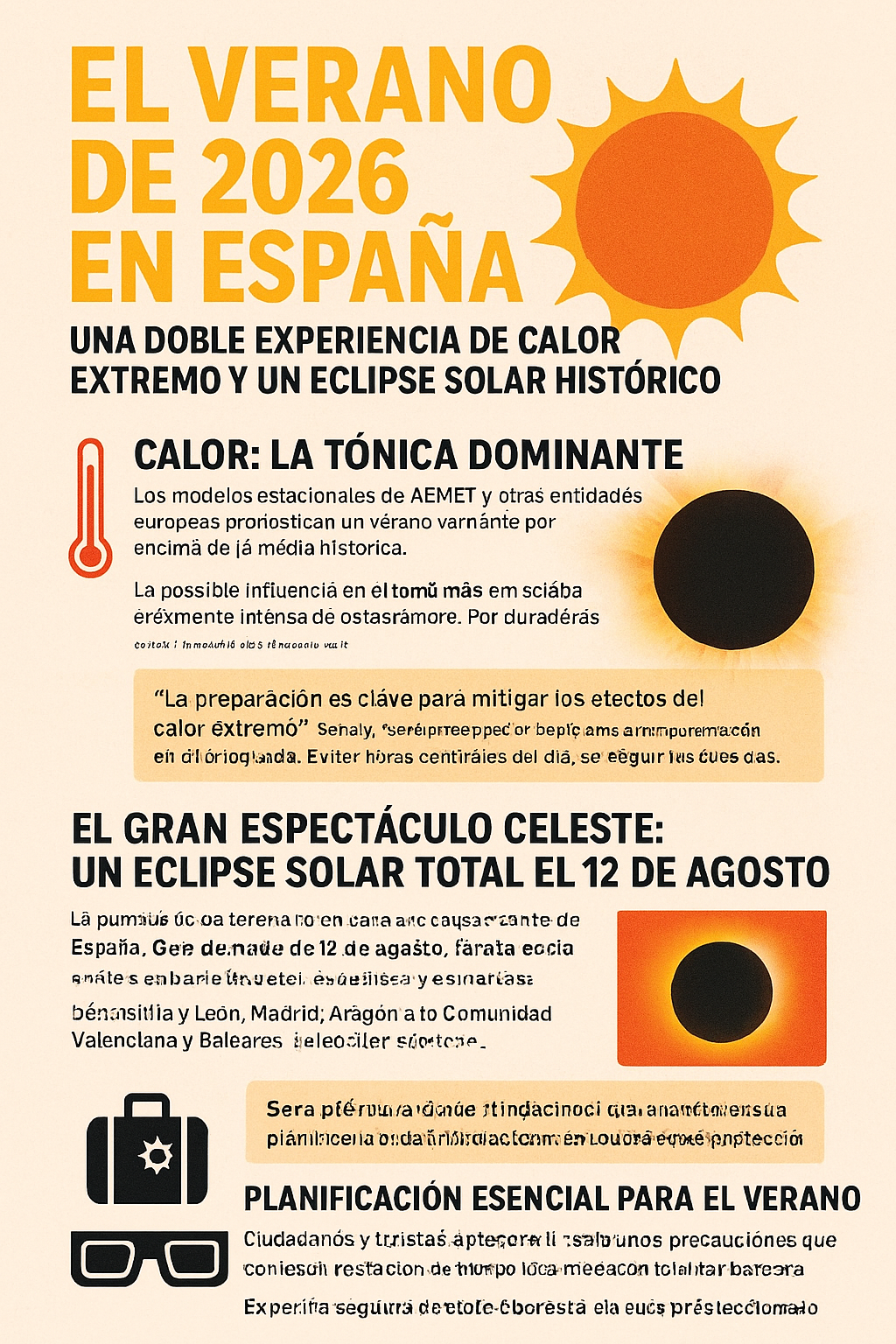 CALOR EXTREMO Y ECLIPSE HISTÓRICO