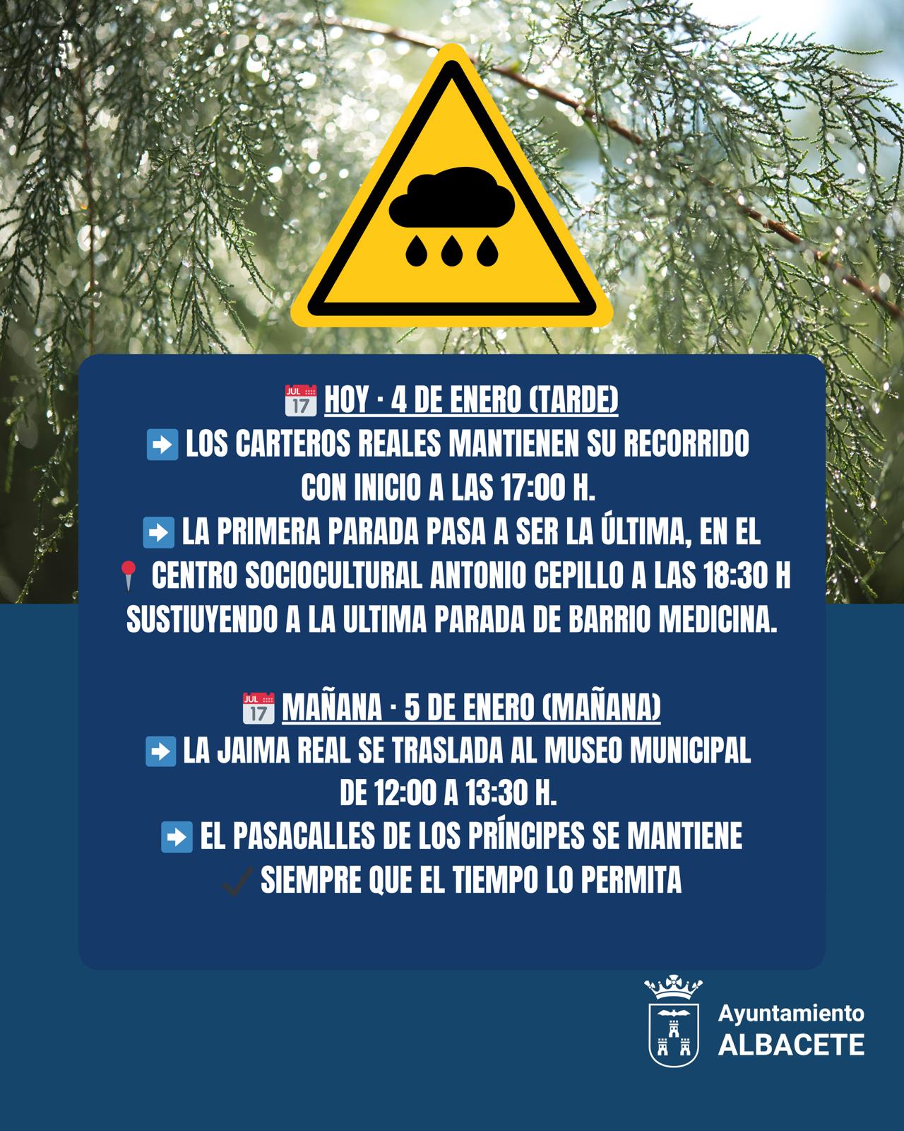 Infografía cambios Reyes Magos