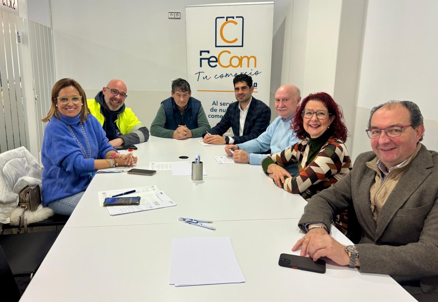 Reunión Grupo Socialista y FECOM