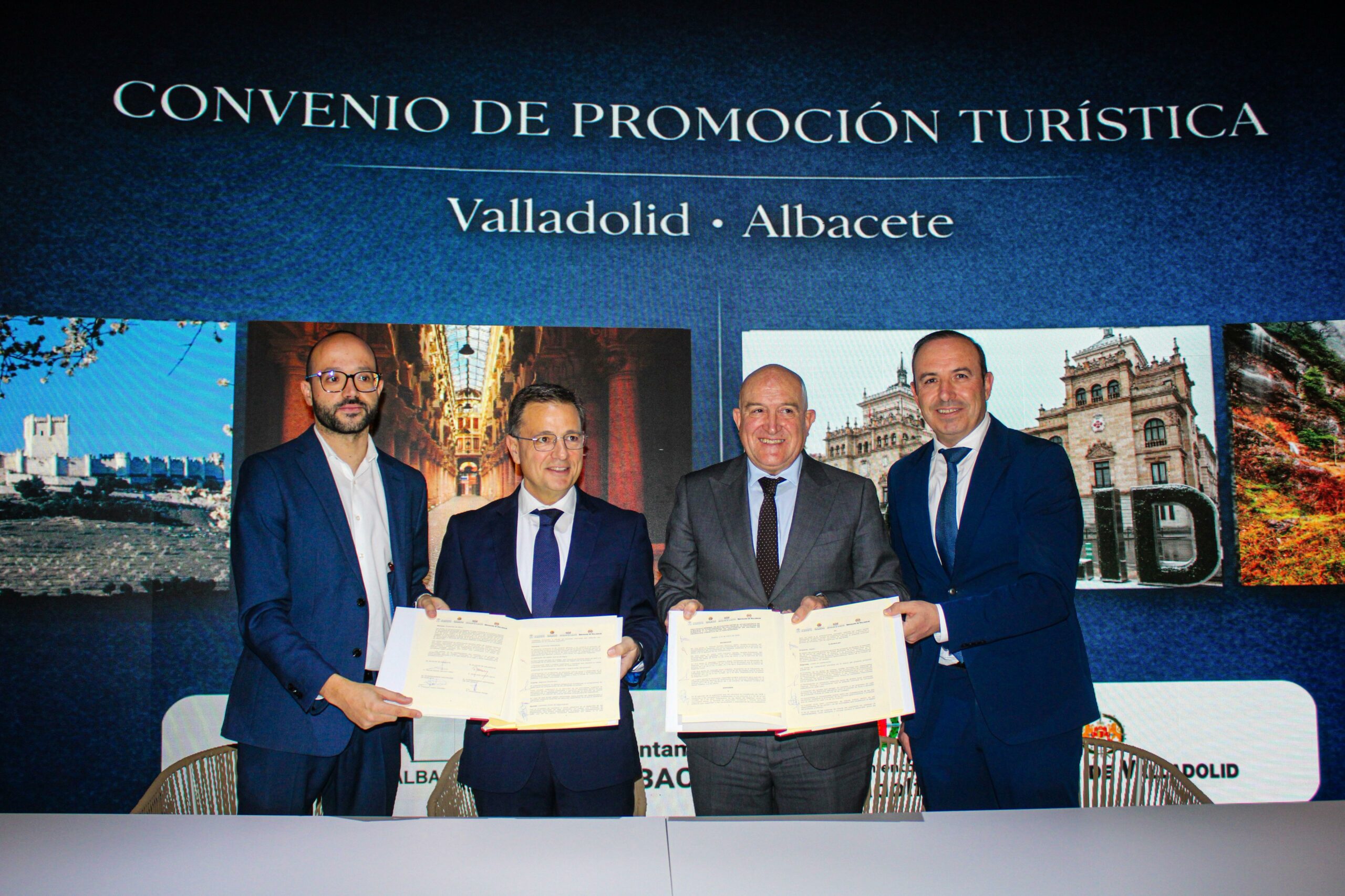 Albacete y Valladolid firman un protocolo en fitur
