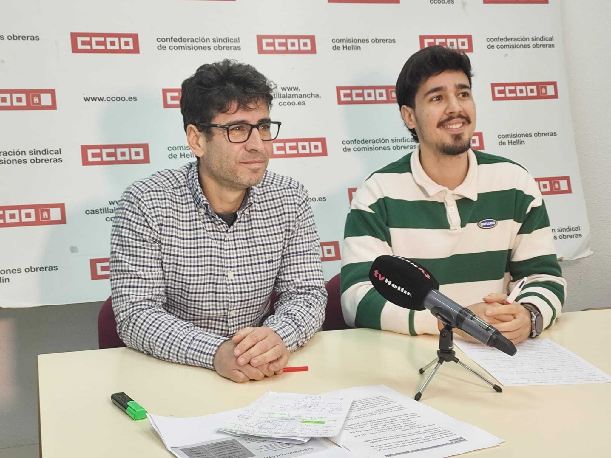 secretario general de CCOO Albacete, Paco Gómez,