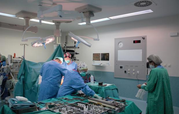 quirófano hospital de Hellín