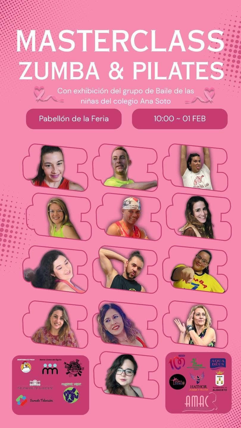 Masterclass de Zumba y Pilates amac
