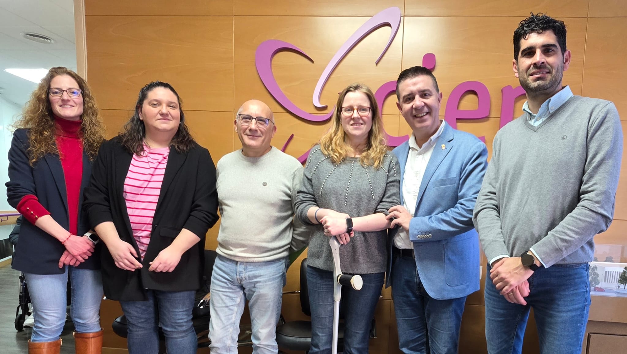 Foto con vicepresidenta y directora del CIEN