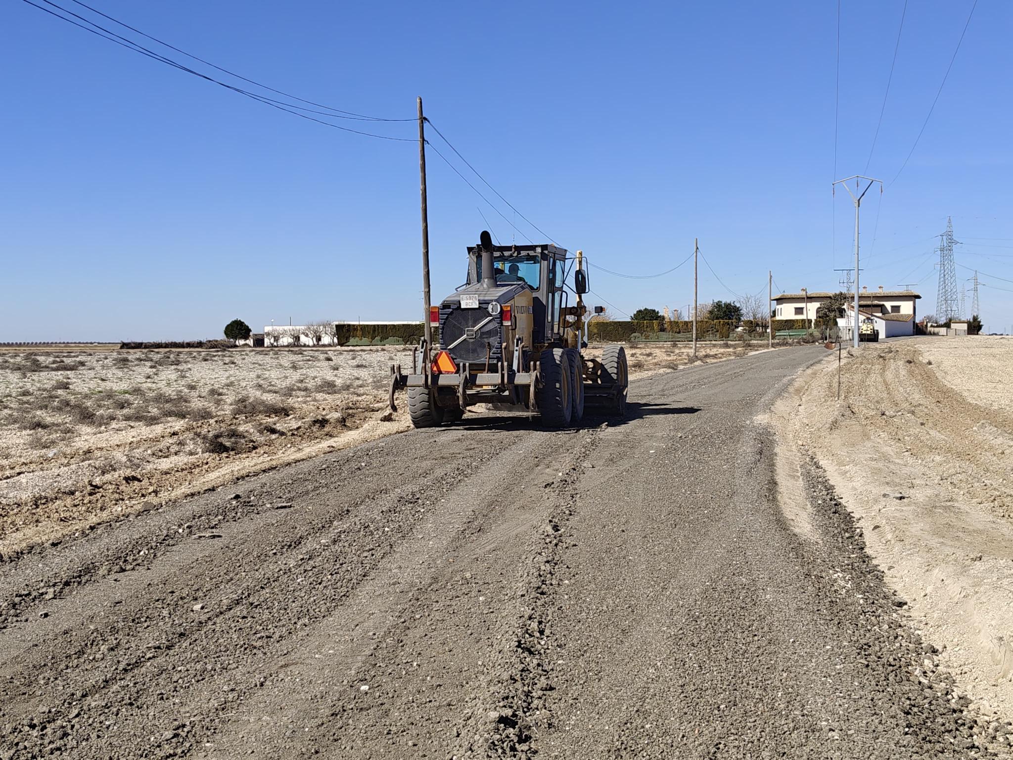 camino de acceso al Club de Tiro de Precisión
