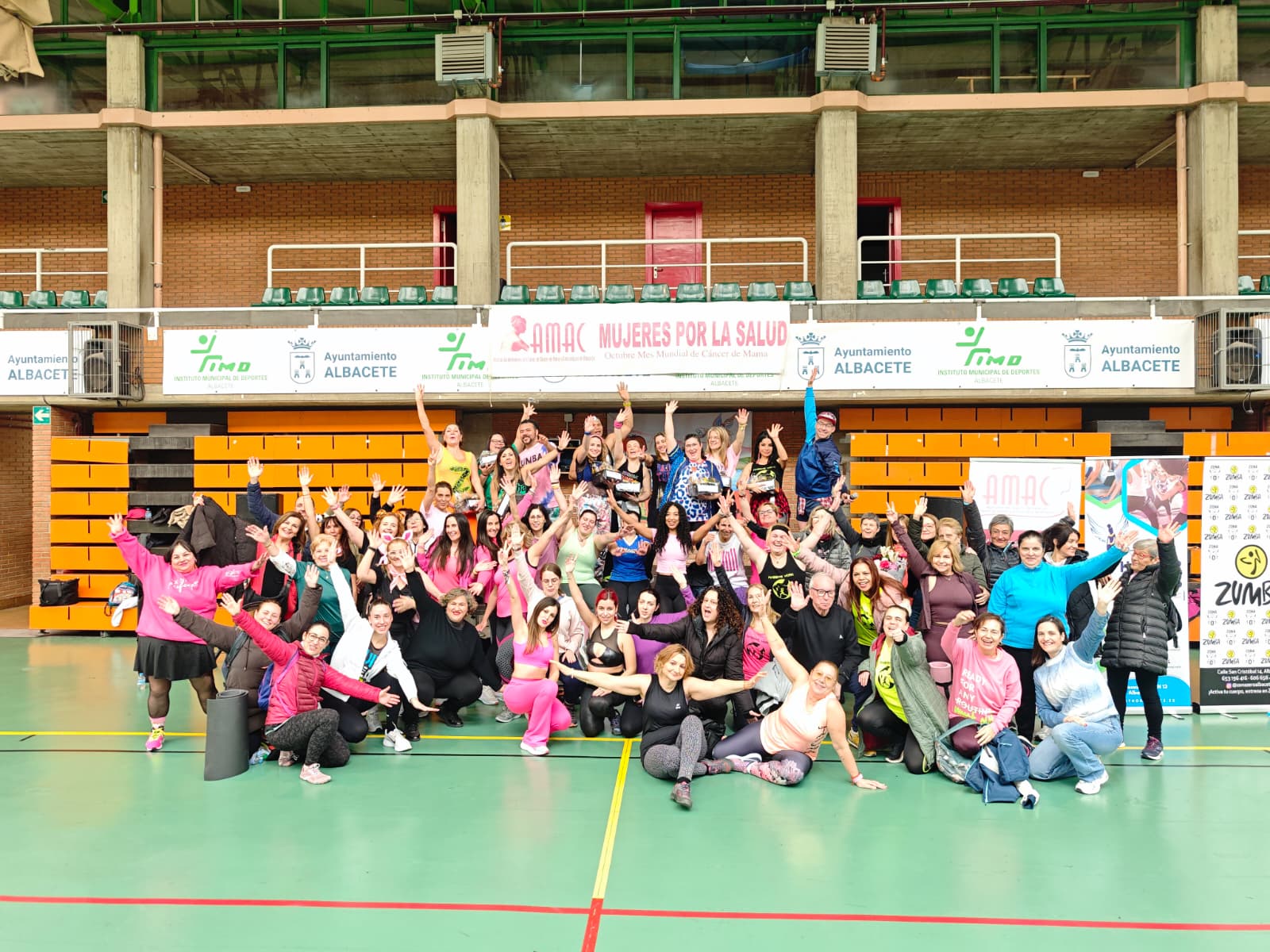 zumba y pilates de AMAC