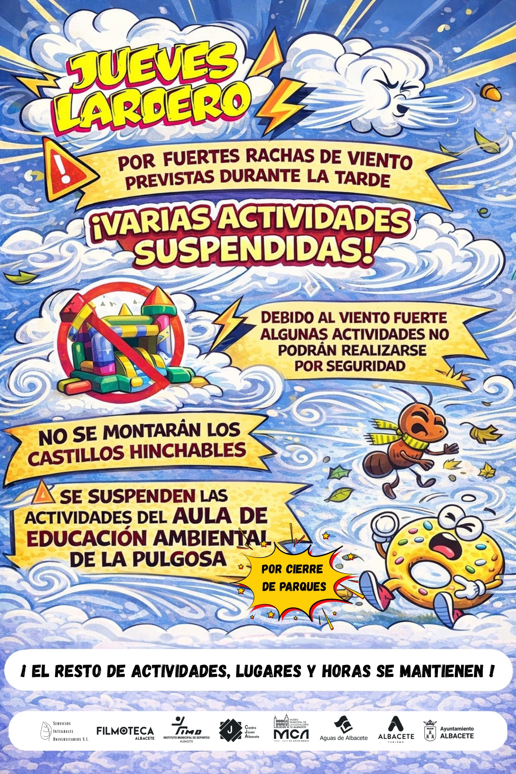 suspension jueves lardero