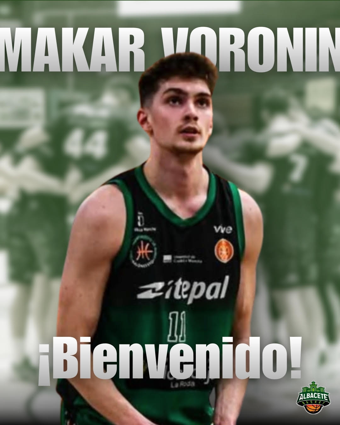 Makar Voronin, nuevo jugador del Bueno Arenas Albacete Basket