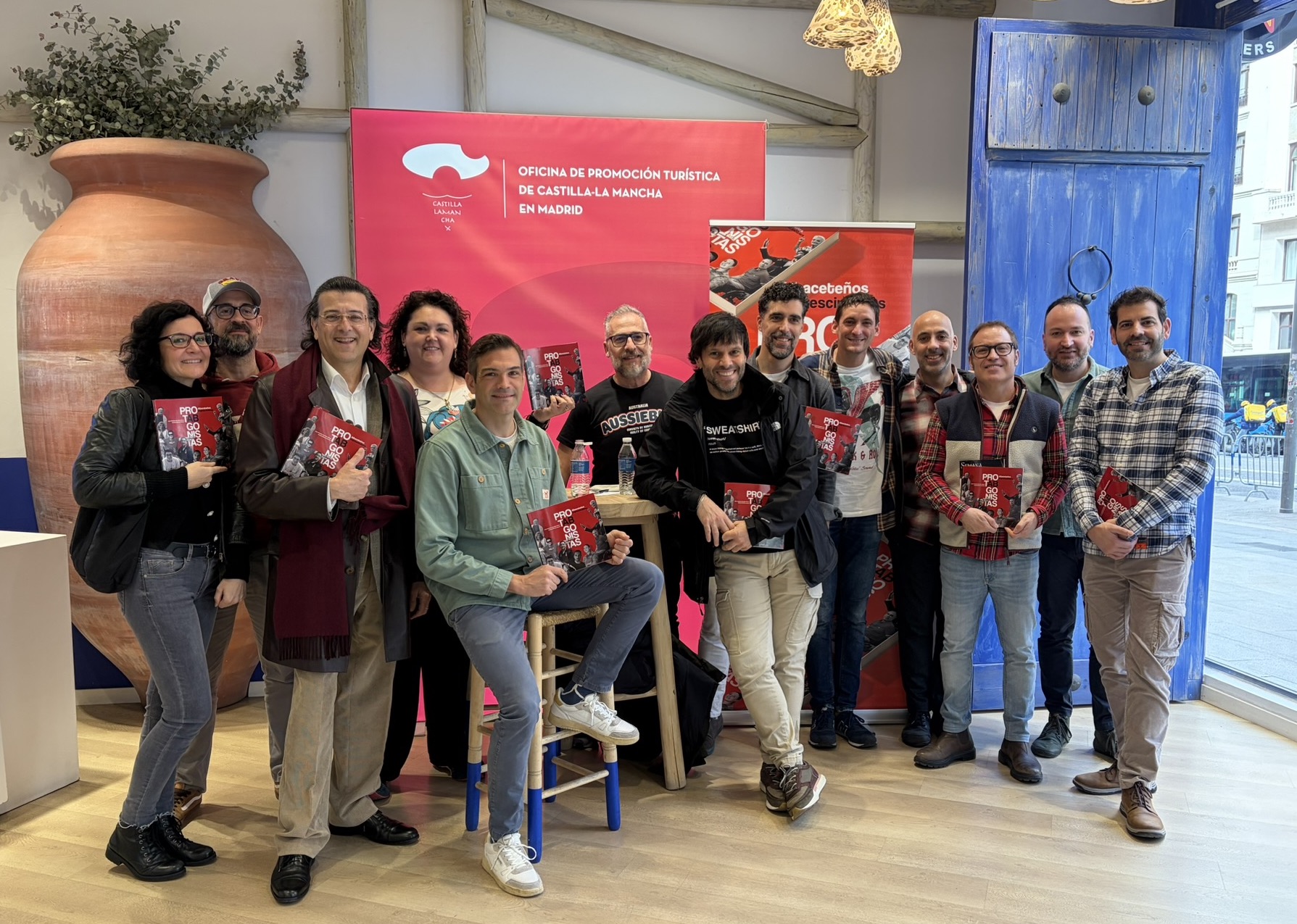 presentacion libro protagonistas en la gran via de madrid