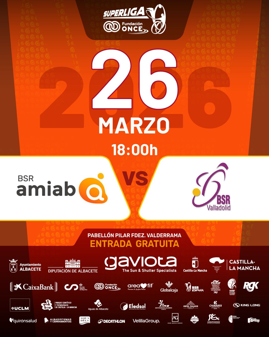 CARTEL BSR AMIAB AB - BSR VALLADOLID 26 MARZO 2026