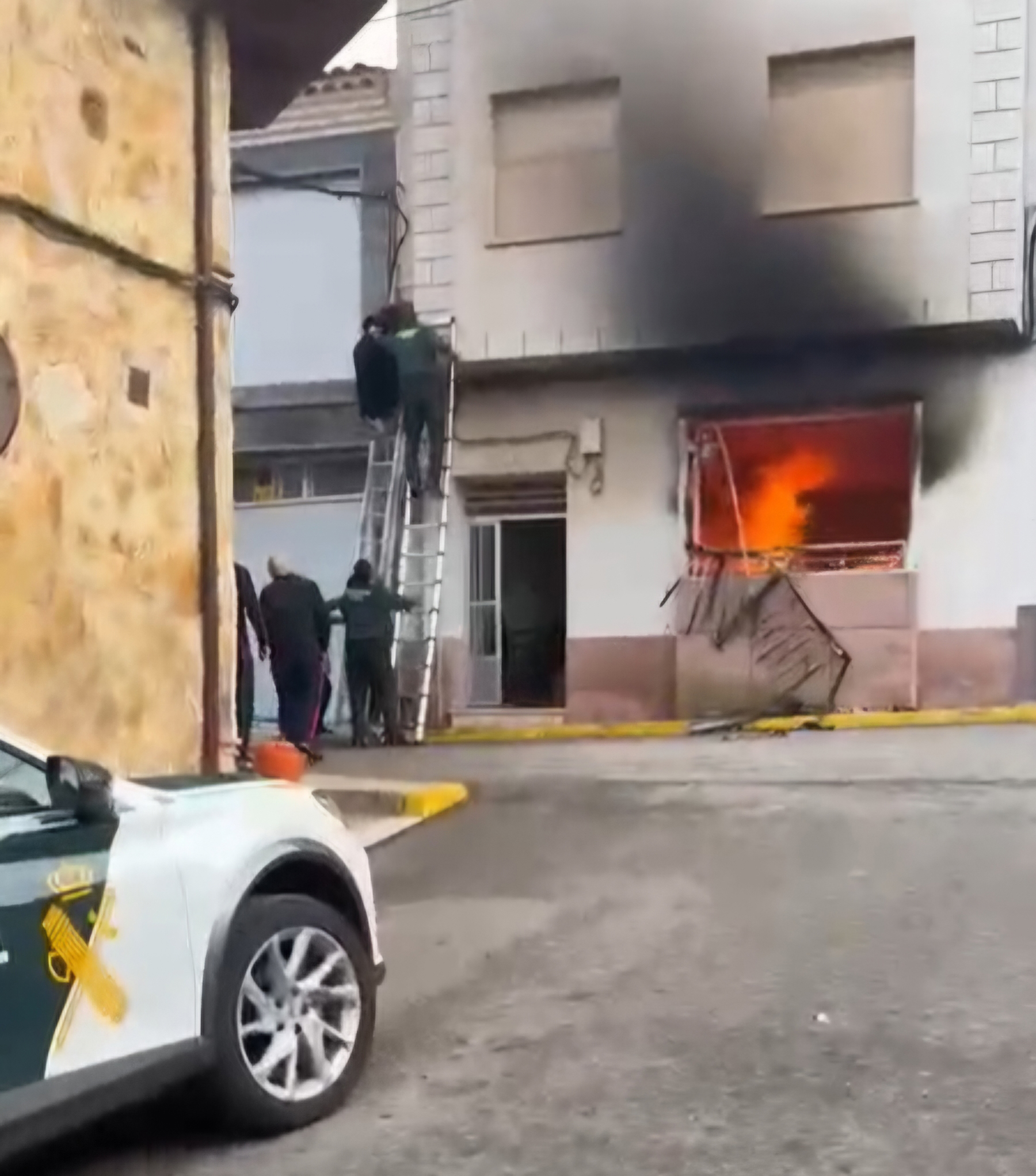 guardia civil incendio tarazona