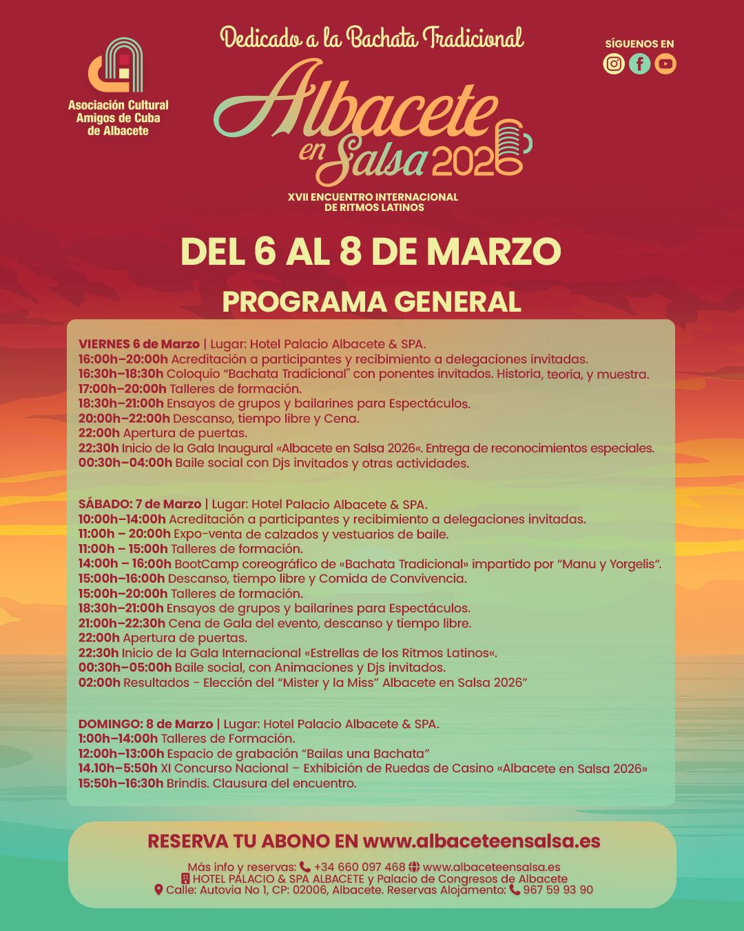 PROGRAMACIÓN albacete en salsa 2026